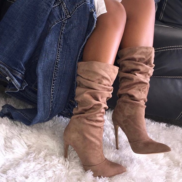Shoes - Pointed Toe Half Leg boot